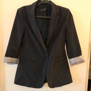 Navy boyfriend-style American Eagle blazer